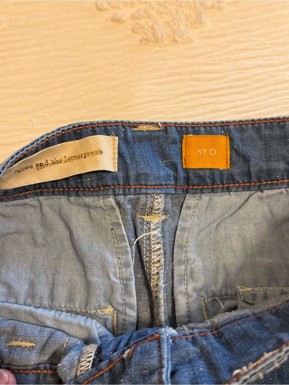 Pilcro and the letterpress Dark Blue Wide-Leg Jeans, size 2 or 27 - Picture 2 of 3